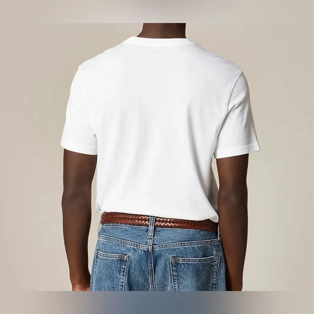 J.Crew Vintage-wash cotton pocket T-shirt NWT Size L